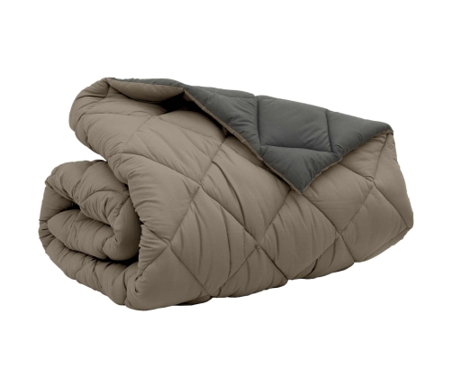 Ziemas Gultas Sega Gaiši Pelēks Un Antracīts 220 X 260 Cm Vidaxl