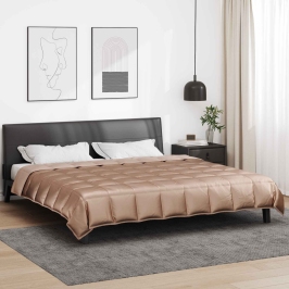 Vasaras Segas Zelts 220 X 200 Cm Satīns Un Mikrošķiedra Vidaxl