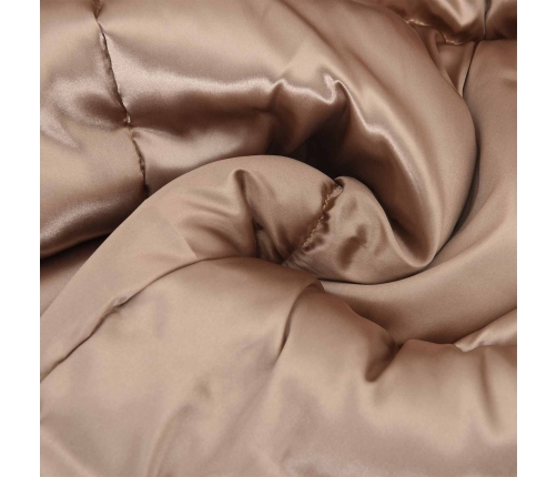 Ziemas Gultas Sega Zelts 240 X 200 Cm Satīns Un Mikrošķiedra Vidaxl