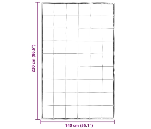 Ziemas Gultas Sega Sudraba 220 X 140 Cm Satīns Un Mikrošķiedra Vidaxl