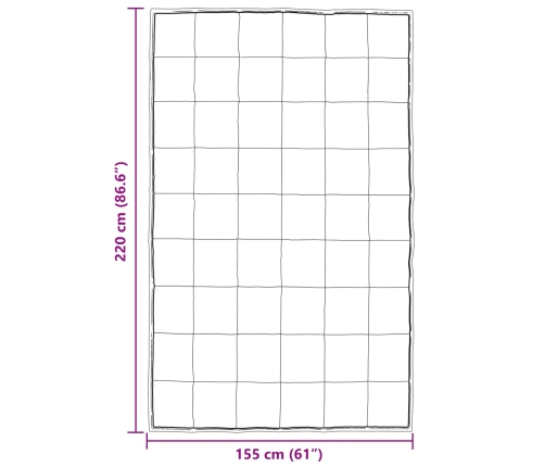 Ziemas Gultas Sega Sudraba 220 X 155 Cm Satīns Un Mikrošķiedra Vidaxl