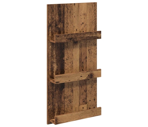 Žurnālu Statīvs Vecs Koks 51 X 11 X 102 Cm Inženierijas Koks Vidaxl