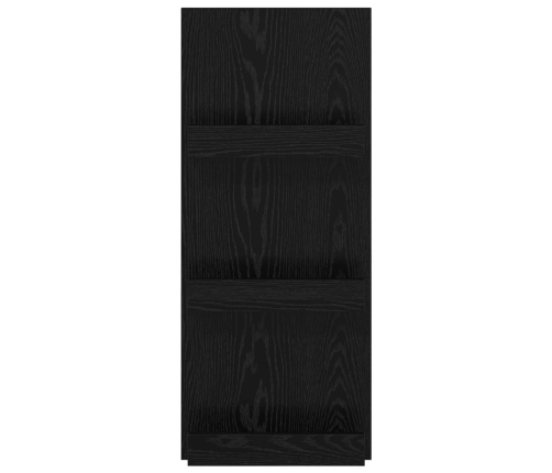 Žurnālu Statīvs Ar Plauktu Melns Ozolkoks 51 X 11 X 102 Cm Vidaxl