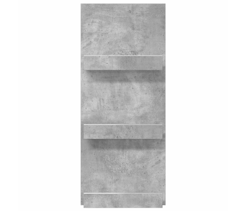 Žurnālu Statīvs Ar Plauktu Betona Pelēks 51 X 11 X 102 Cm Vidaxl