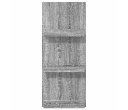 Žurnālu Statīvs Ar Plauktu Pelēks Sonoma 51 X 11 X 102 Cm Vidaxl