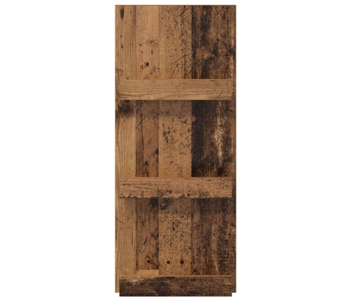 Žurnālu Statīvs Vecs Koks 51 X 11 X 102 Cm Inženierijas Koks Vidaxl