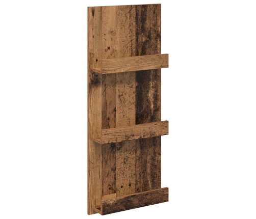 Žurnālu Statīvs Vecs Koks 51 X 11 X 102 Cm Inženierijas Koks Vidaxl