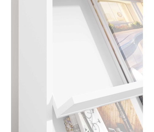 Žurnālu Statīvs Balts 70 X 41 X 156 Cm Inženierijas Koks Vidaxl