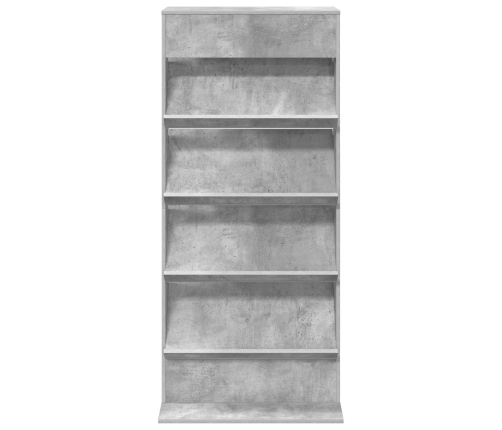 Žurnālu Statīvs Ar Plauktu Betona Pelēks 70 X 41 X 156 Cm Vidaxl