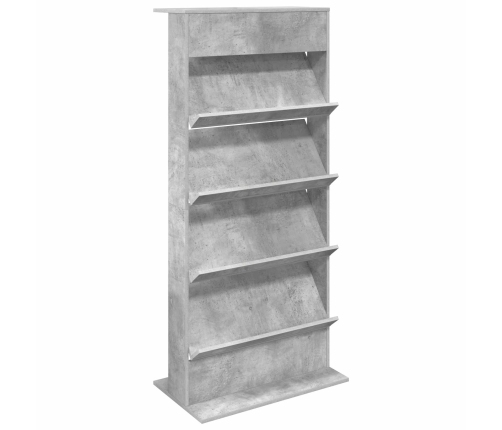 Žurnālu Statīvs Ar Plauktu Betona Pelēks 70 X 41 X 156 Cm Vidaxl