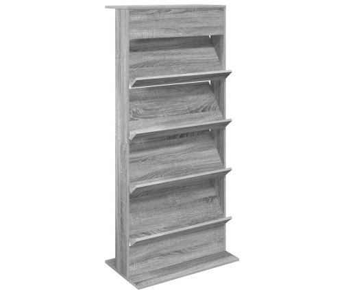 Žurnālu Statīvs Ar Plauktu Pelēks Sonoma 70 X 41 X 156 Cm Vidaxl