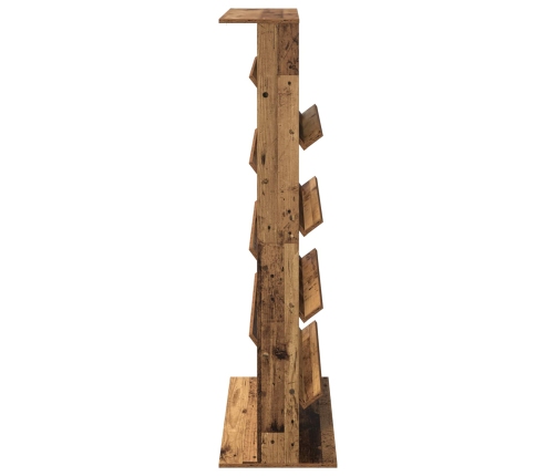 Žurnālu Statīvs Vecs Koks 70 X 41 X 156 Cm Inženierijas Koks Vidaxl