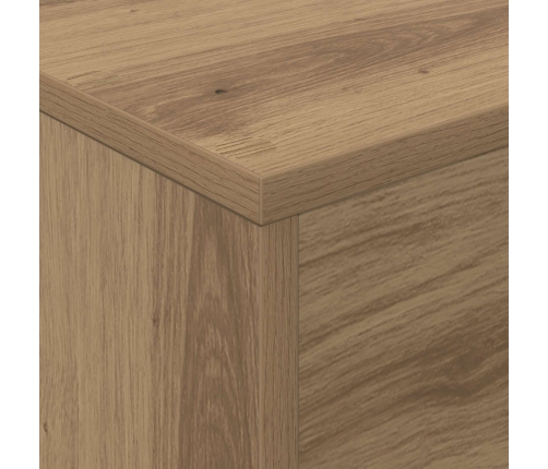 Žurnālu Statīvs Ar Plauktu Artisānā Ozols 70 X 41 X 156 Cm Vidaxl