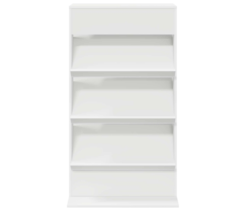 Žurnālu Statīvs Balts 70 X 41 X 126 Cm Inženierijas Koks Vidaxl