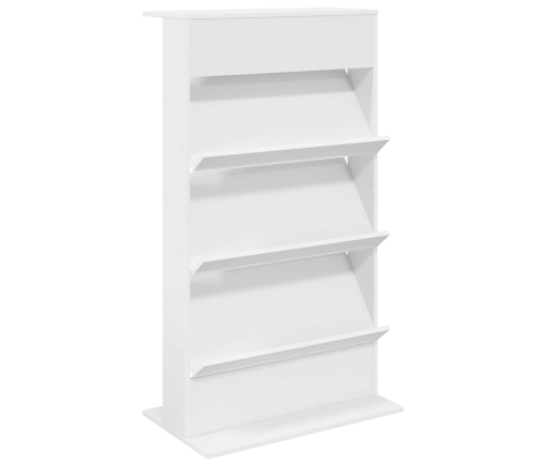 Žurnālu Statīvs Balts 70 X 41 X 126 Cm Inženierijas Koks Vidaxl