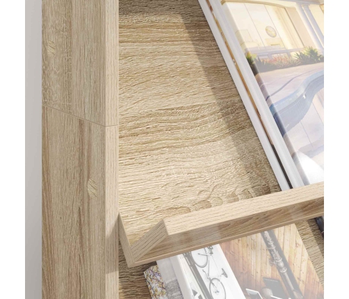 Žurnālu Statīvs Sonoma Ozols 70 X 41 X 126 Cm Inženierijas Koks Vidaxl