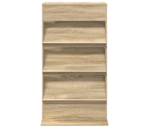 Žurnālu Statīvs Sonoma Ozols 70 X 41 X 126 Cm Inženierijas Koks Vidaxl