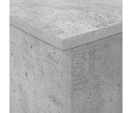 Žurnālu Statīvs Ar Plauktu Betona Pelēks 70 X 41 X 126 Cm Vidaxl