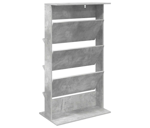 Žurnālu Statīvs Ar Plauktu Betona Pelēks 70 X 41 X 126 Cm Vidaxl