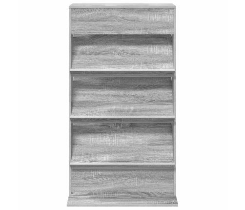 Žurnālu Statīvs Ar Plauktu Pelēks Sonoma 70 X 41 X 126 Cm Vidaxl