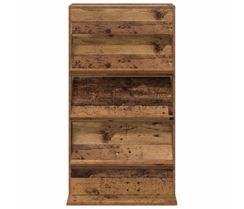 Žurnālu Statīvs Vecs Koks 70 X 41 X 126 Cm Inženierijas Koks Vidaxl