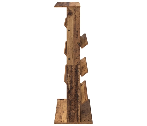 Žurnālu Statīvs Vecs Koks 70 X 41 X 126 Cm Inženierijas Koks Vidaxl