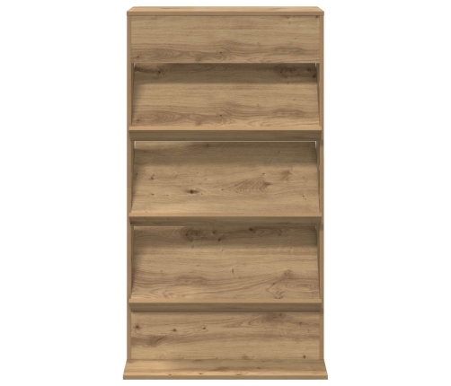 Žurnālu Statīvs Ar Plauktu Artisānā Ozols 70 X 41 X 126 Cm Vidaxl