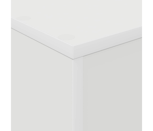 Žurnālu Statīvs Balts 70 X 41 X 96 Cm Inženierijas Koks Vidaxl