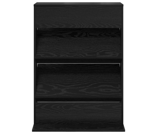 Žurnālu Statīvs Ar Plauktu Melns Ozolkoks 70 X 41 X 96 Cm Vidaxl