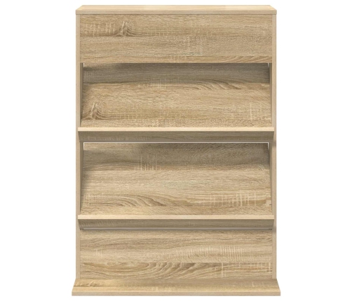 Žurnālu Statīvs Ar Plauktu Ar Uzglabāšanu Inženierijas Koks Vidaxl