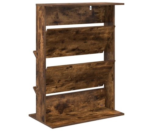 Žurnālu Statīvs Ar Plauktu Ar Uzglabāšanu Inženierijas Koks Vidaxl