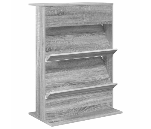 Žurnālu Statīvs Pelēks Sonoma 70 X 41 X 96 Cm Inženierijas Koks Vidaxl