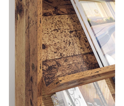 Žurnālu Statīvs Ar Plauktu Ar Uzglabāšanu Inženierijas Koks Vidaxl