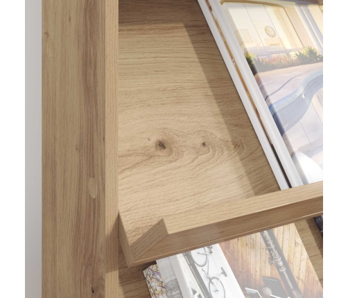 Žurnālu Statīvs Ar Plauktu Artisānā Ozols 70 X 41 X 96 Cm Vidaxl