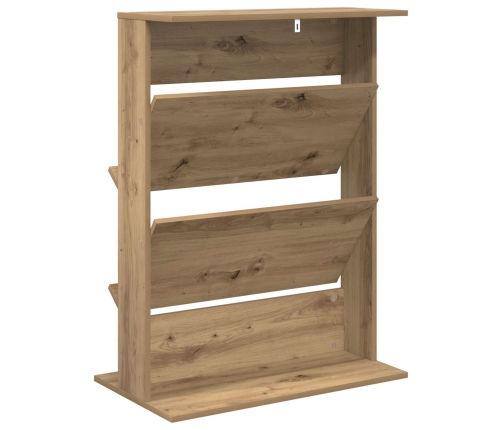 Žurnālu Statīvs Ar Plauktu Artisānā Ozols 70 X 41 X 96 Cm Vidaxl