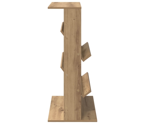 Žurnālu Statīvs Ar Plauktu Artisānā Ozols 70 X 41 X 96 Cm Vidaxl