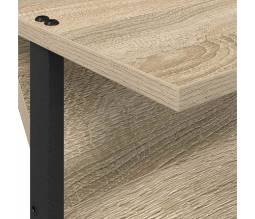 Žurnālu Statīvs Ar Plauktu Sonoma Ozols 68 X 40 X 123.5 Cm Vidaxl