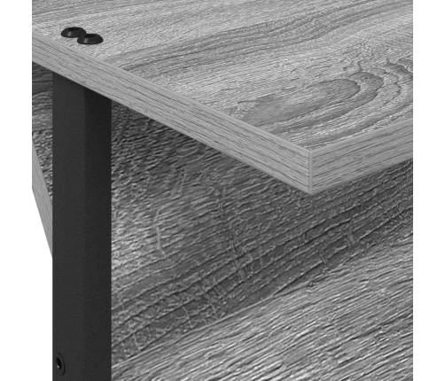 Žurnālu Statīvs Ar Plauktu Pelēks Sonoma 68 X 40 X 123.5 Cm Vidaxl