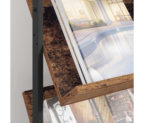 Žurnālu Statīvs Vecs Koks 68 X 40 X 123.5 Cm Inženierijas Koks Vidaxl