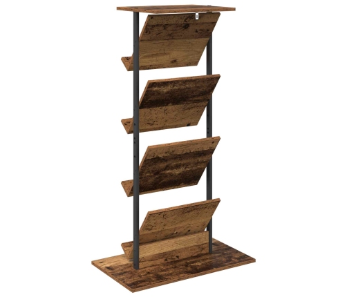 Žurnālu Statīvs Vecs Koks 68 X 40 X 123.5 Cm Inženierijas Koks Vidaxl