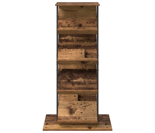 Žurnālu Statīvs Vecs Koks 68 X 40 X 123.5 Cm Inženierijas Koks Vidaxl