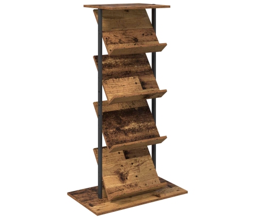 Žurnālu Statīvs Vecs Koks 68 X 40 X 123.5 Cm Inženierijas Koks Vidaxl