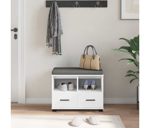 Zāles Sols Ar Spilvenu Ar Atvilktni Balts 60 X 38 X 46 Cm Vidaxl