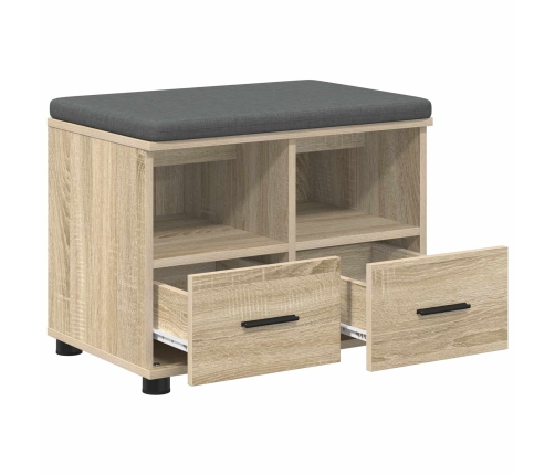 Zāles Sols Ar Spilvenu Sonoma Ozols 60 X 38 X 46 Cm Vidaxl