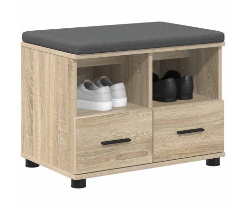 Zāles Sols Ar Spilvenu Sonoma Ozols 60 X 38 X 46 Cm Vidaxl