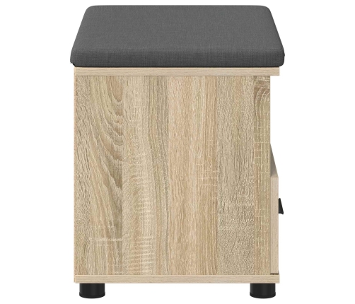 Zāles Sols Ar Spilvenu Sonoma Ozols 60 X 38 X 46 Cm Vidaxl