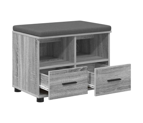 Zāles Sols Ar Spilvenu Pelēks Sonoma 60 X 38 X 46 Cm Vidaxl