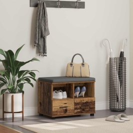 Zāles Sols Ar Spilvenu Ar Atvilktni Vecs Koks 60 X 38 X 46 Cm Vidaxl