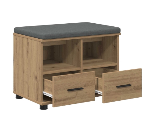 Zāles Sols Ar Spilvenu Artisānā Ozols 60 X 38 X 46 Cm Vidaxl