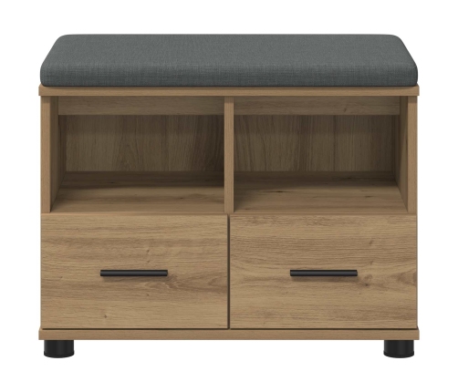 Zāles Sols Ar Spilvenu Artisānā Ozols 60 X 38 X 46 Cm Vidaxl